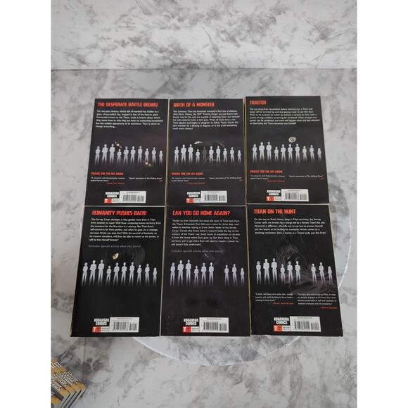 Attack on Titan Manga Graphic Novel Bundle Vol 1 - 14 Books Hajime Isayama - Picture 3 of 8